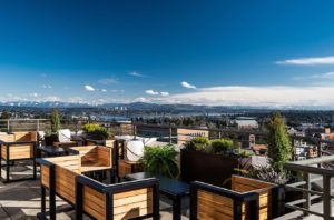The Mountaineering Club rooftop bar in seattle