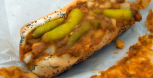 Fat Johnnie's chicago style hotdogs 