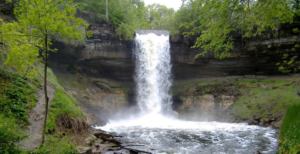 Minnehaha Falls- Minnehaha Park Waterfalls near Atlanta