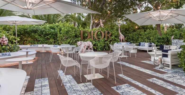 The Iconic Dior Cafe Miami Ambience 