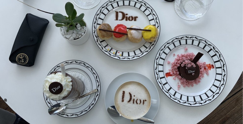 The Iconic Dior Cafe Miami food