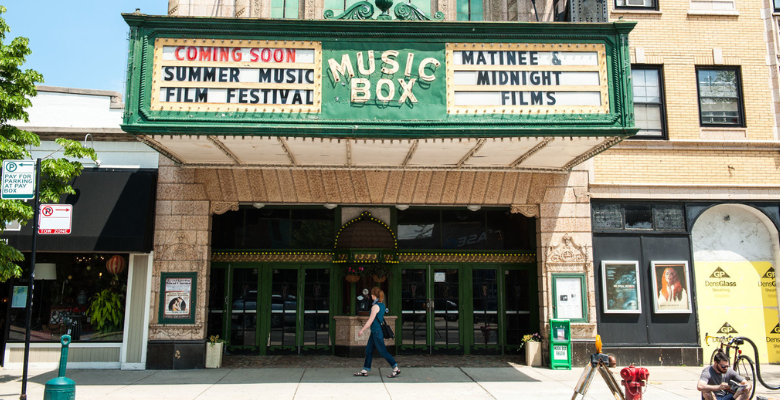 The Music Box Theater Chicago view