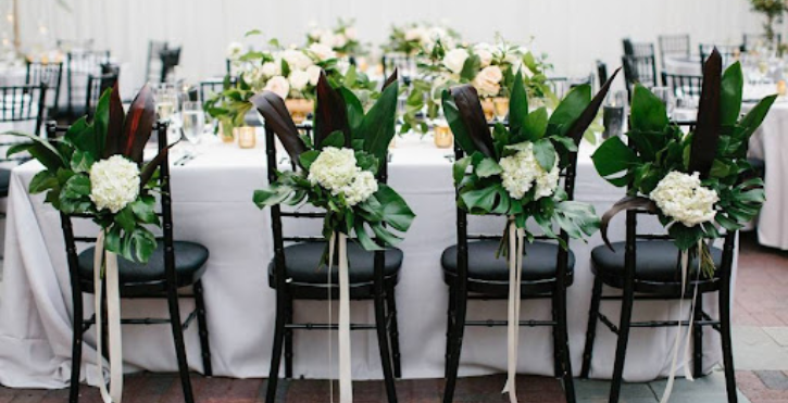 Floral seating at the Fleur Chicago For You 
