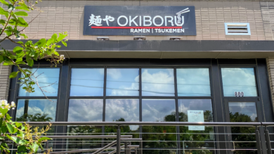 Front view of Okiboru Tsukemen & Ramen Atlanta
